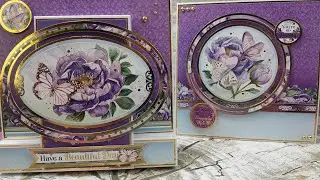 Cardmaking with Hunkydory's Members Free Gift -Tranquil Gardens - Perfect Peonies