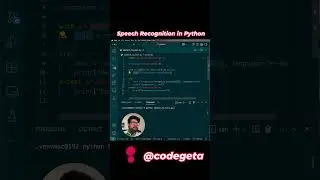 Speech recognition in Python | audio to text in python #python #coding #speechrecognition #ai