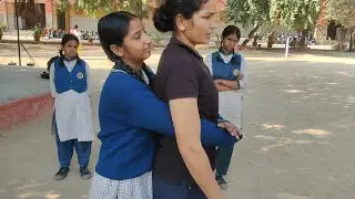 1st Full Body Grip(Back side)जब कोई पीछे से हमें पकड़ ले तो कैसे निकलें | आसान तरीका#GirlsSafety