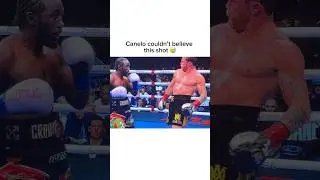 Canelo couldn&rsquo;t believe this shot 😅. #boxing #canelo #terrancecrawford