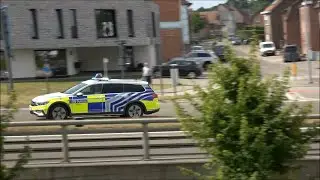 politie zone carma VW passat Combi. Belgium police responds to emergency