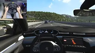Peugeot 508 GT 2022 ┃Euro Truck Simulator 2 ┃MOZA R5 steering wheel