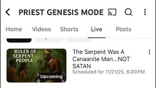 They Better Not Try To Say The Serpent Was A Hamite&hellip; 
