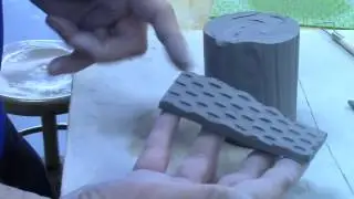 Rhyton 4:  Texturing Clay