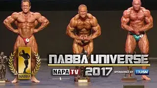 NABBA Mr Universe 2017 - Over 40's Posedown & Winners