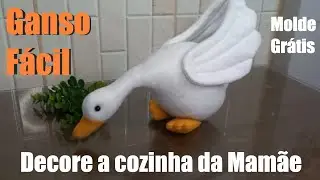 Ganso Super Fácil de Fazer - Moldes gratuitos
