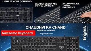 FINGERS Magnifico Moonlit Wired USB Keyboard