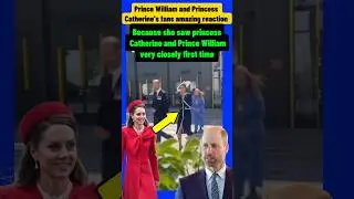 Princess Catherine and Prince William Fans amazing 😍 reaction||#royalfamily #catherineelizabeth