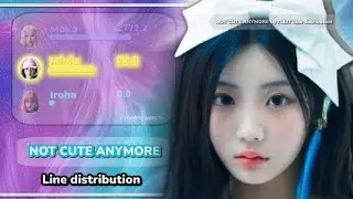 [ ILLIT - NOT CUTE ANYMORE | Line distribution ]