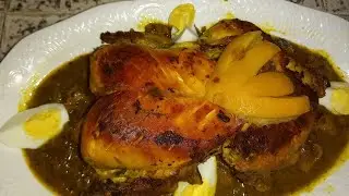 دجاج محمر ومدغمر 🍗بطريقة سهلة سريعة التحضير  للمبتدئات
