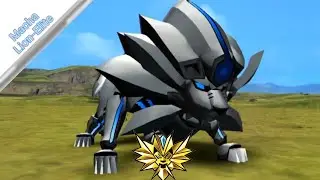 Геймплей Mecha Lion-Elite. Мощный зверь-кайзер (макс. 4) | Hyakuju Taisen Great Animal Kaiser (ге...