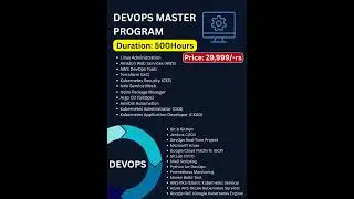 DevOps Master Program 2025 | Complete 500 Hours Course | From Linux to Kubernetes & GitOps  #devops