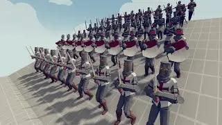 Napoleonic Army vs Crusader Knights | Muskets vs Swords in Epic TABS Showdown