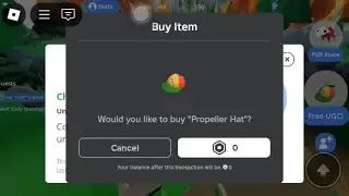 Getting Propeller Hat Free UGC Limited in Roblox!!