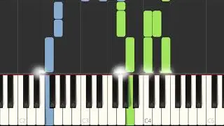 How to Play Chris De Burgh - Lady in Red on the piano - Easy Piano, Easy Tutorial by lara Andrean