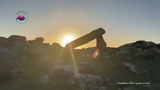 1842 Древняя неолитическая камерная гробница Coetan Arthur Chamber