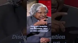 🌍 Discovery, Invention & Innovation👍| Dr. A P J Abdul Kalam #shorts #shortsfeed #shortsviral