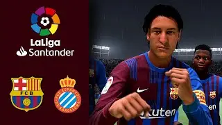 FIFA 22 ⚜ FC Barcelona 🆚 RCD Espanyol - La Liga &copy; PS4K