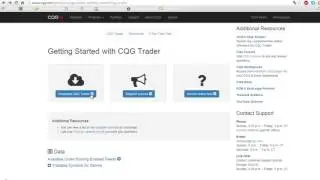 №4 - Подключаем demo платформы CQG Trader