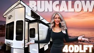 FULL TIME LIVING?! 2-STORY Double Loft BEAST! Jay Flight Bungalow 40DLFT