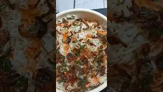 Mutton Biryani Made with Leftover Mutton Curry | Mutton Biryani | Biryani #Shorts#youtubeshorts