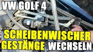 VW GOLF 4 SCHEIBENWISCHERGEST&Auml;NGE WECHSELN TUTORIAL / ANLEITUNG