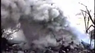 Firefighter Training House Explosion