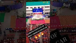 Drone Footage of Holy Cross Panisagar 🔥🔥 #shorts