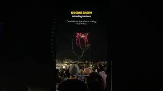 Drone Show in Sydney #sydney #droneshow #darlingharbour #spring #sydneyevents #drone
