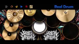 Very hard metal drum beat