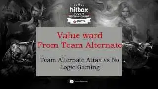 Value ward from Team Alternate Attax vs No logic gaming | Hitbox European Championship #4