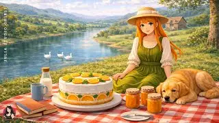 From Orange Jam to Picnic Cake 🍊 | A Cozy Countryside Day | Ghibli-Style