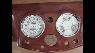 refacing instruments &ndash; Triumph Roadster