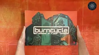 Burncycle - распаковка и лор, предыстория настольной игры 