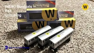 [NEW] Munipals R46 (W) Trains Unboxing + First Test