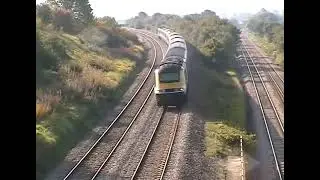 Class 60 and HSTs at Standish Junction Gloucestershire. UK.
