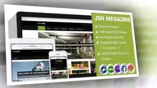JSN Megazine Responsive Magazine Joomla Template - Video ServerThemes.Net