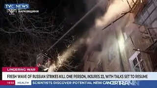 Russian Strikes Leave One Dead, 23 Injured Ahead of Resumed Talks