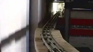 Test Track: MTH NYCTA R142A (10-car train) 2 of 2 (Station stop+start-up sounds)