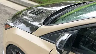 Seibon carbon fiber hood install