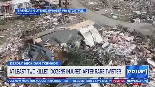 Rare tornado in Michigan leaves 2 dead | NewsNation Prime