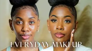 THE EVERYDAY MAKEUP ROUTINE ALL BLACK GIRLS NEED! My Quick Go-To Everyday Makeup