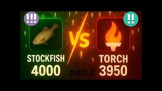Brilliancy Game Part 2&mdash;Stockfish 4000 ELO vs Torch|Insane Tactical Chess Battle