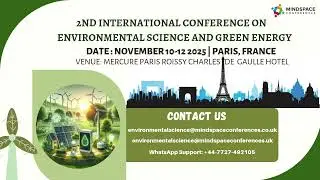 Top Environmental Science conference | Green Energy Conference | MindspaceConferences |