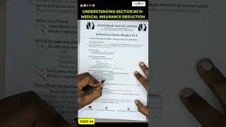 Section 80D Explained | Medical Insurance Deduction & Tax Benefits in India 💡🏥