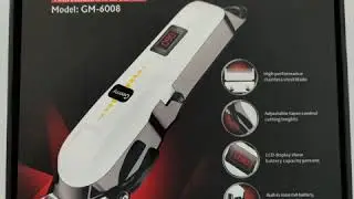 Unboxing #2: Geemy Cordless Hair Clippers GM-6008. For DIY at home haircuts.