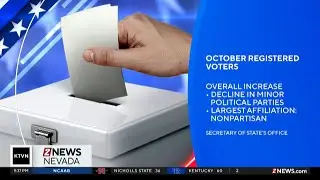 Number of active registered voters up in October