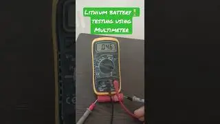 lithium battery test using Multimeter|Diy battery checking|creating#ytshorts #viral #youtubeshorts