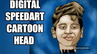 DIGITAL SPEEDART // CARTOON HEAD