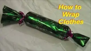 How to Wrap Clothes Neatly
